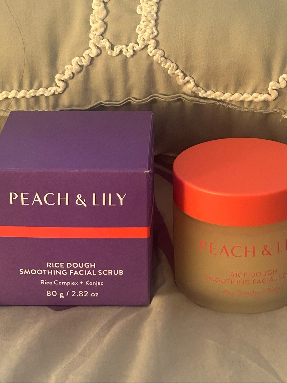NWT PEACH & LILY Rice Dough Smoothing Facial Scrub
